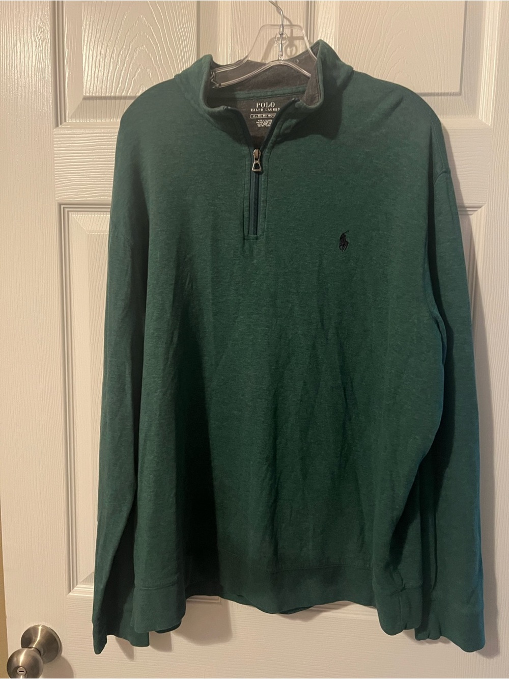 Polo by Ralph Lauren Dark Green Half-Zip Sweater